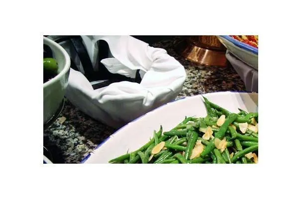 Haricots verts aux amandes