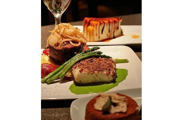 Filet de flétan en croûte de champignons