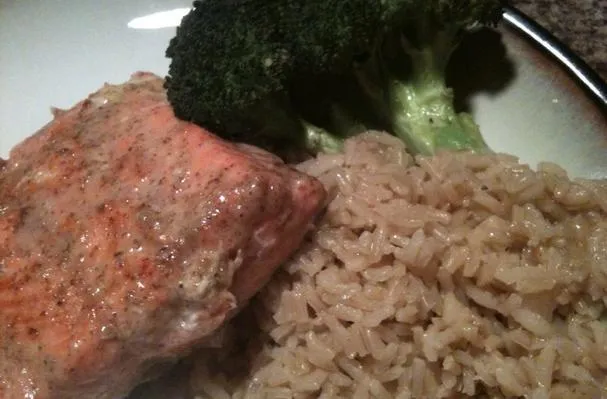 Saumon glacé à la moutarde et au miel