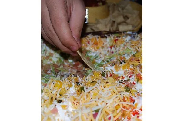 Trempette de haricots à 7 couches