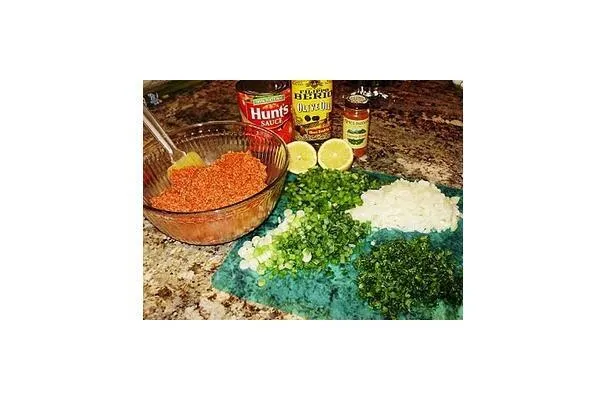 Taboulé de quinoa rouge