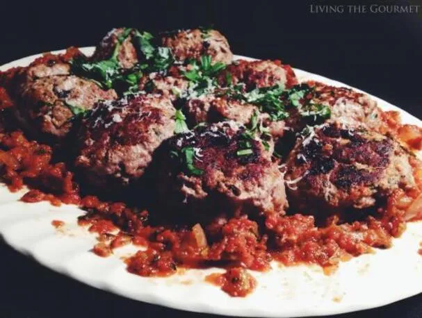 Boulettes de viande au basilic et à l'ail