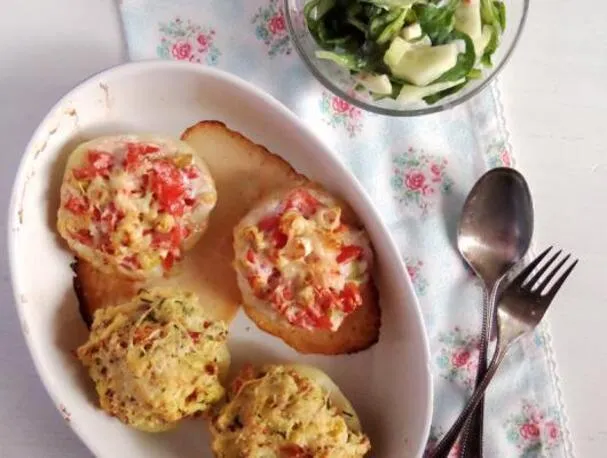 Chou-rave farci, deux façons