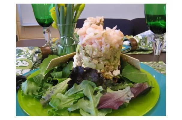 La surprenante salade Cobb empilée