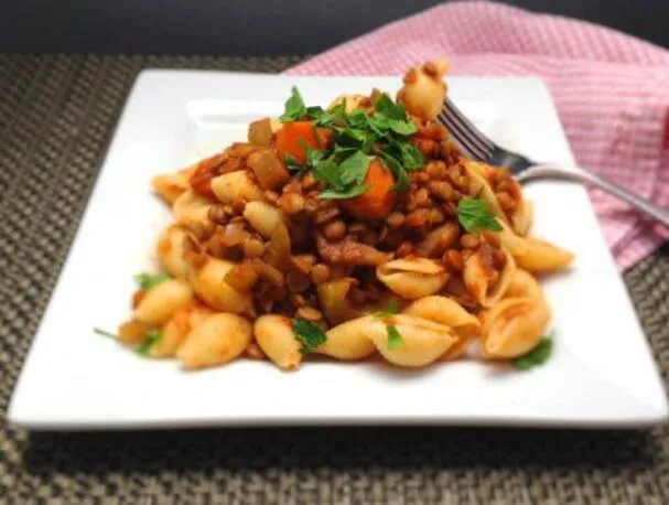 Pâtes à la bolognaise véganes (mijoteuse)