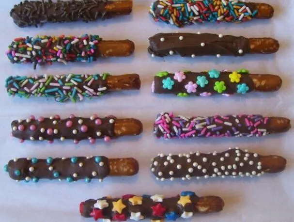 Bâtonnets de bretzels enrobés de chocolat Xocai