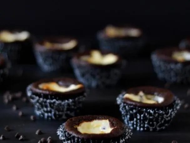 Cupcakes noir et blanc