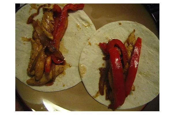 Fajitas au poulet