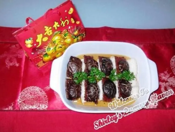 Poisson porte-bonheur du Nouvel An chinois avec Bak Kwa